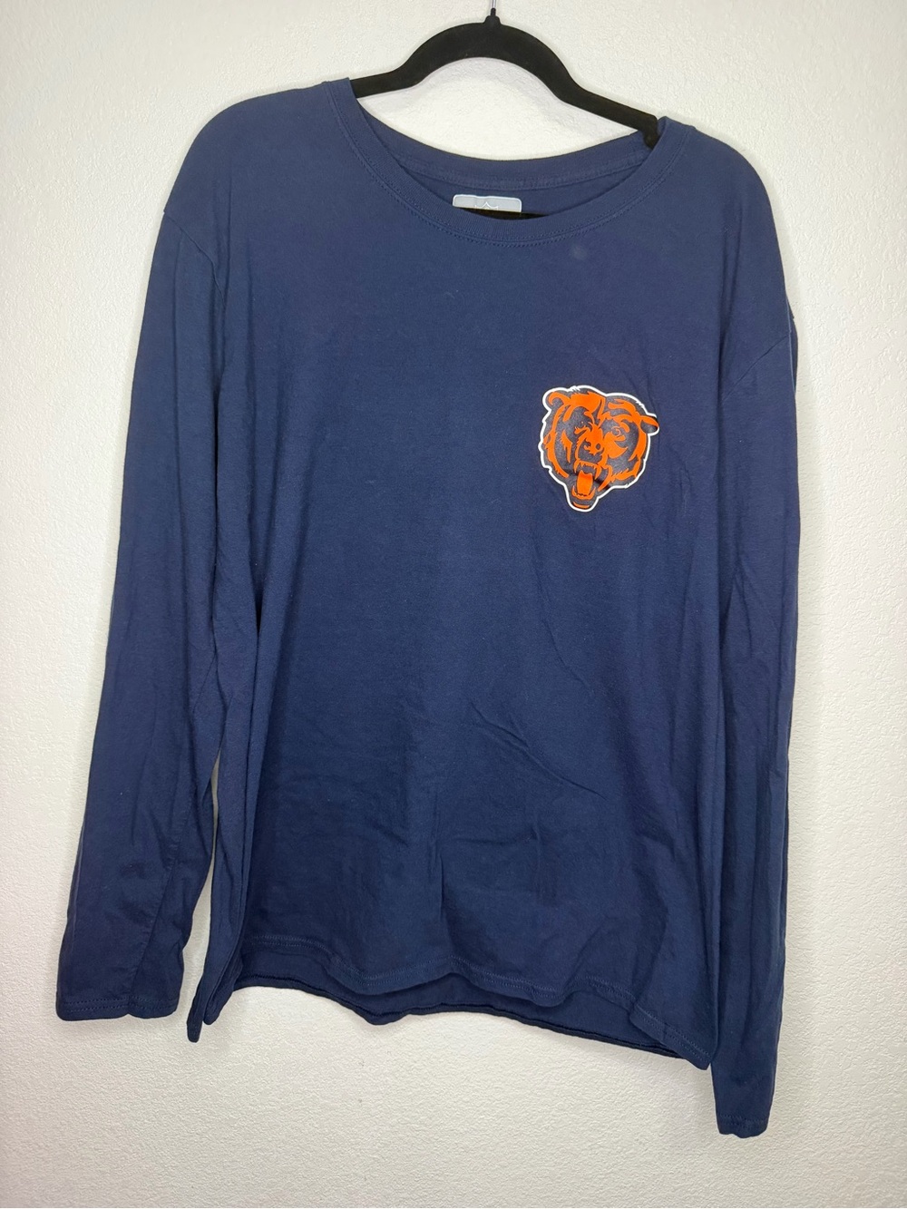 NFL Mens Chicago Football Long Sleeve Graphic Tee XL
